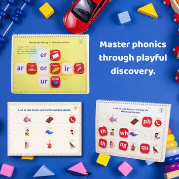 Phonics Activity Book Combo – Level 1 & Level 2