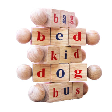 Spin &amp; Learn Wooden Toy by Intelliraise | Eco-Friendly Educational Fun for Toddlers