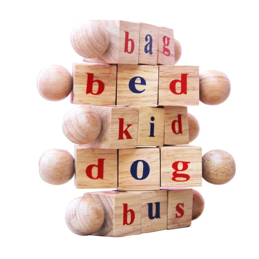 Spin & Learn Wooden Toy by Intelliraise | Eco-Friendly Educational Fun for Toddlers