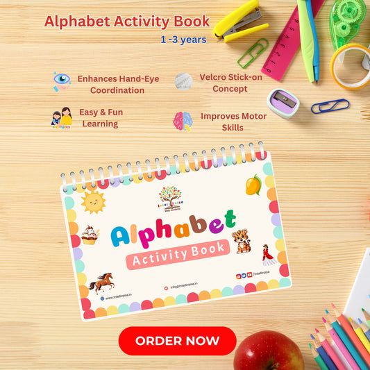 ABCs: Fun Alphabet Activity Book for Toddlers (1-4 Years)Velcro Book / Busy Book/ Mini Book