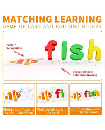 Spelling Match Game For Toddlers