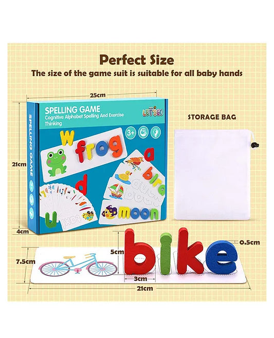 Spelling Match Game For Toddlers