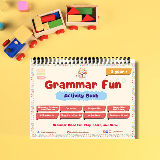 Grammar Fun Activity Binder: Interactive Learning for Toddlers Age 3+