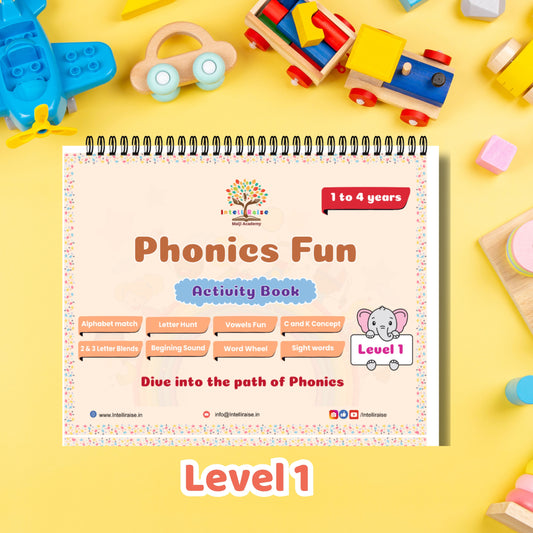 Phonics Level 1 Activity Book for Toddlers – Fun Early Learning & Alphabet Practice