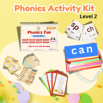 Phonics Activity Kit – Level 2 | Early Reading Tools for Ages 4–8