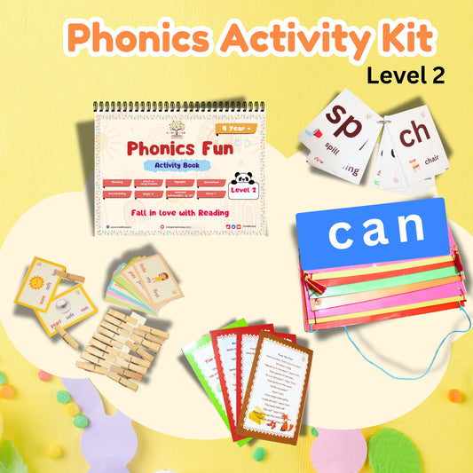 Phonics Activity Kit – Level 2 | Early Reading Tools for Ages 4–8