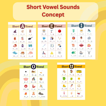 Phonics Level 1 Reusable Worksheets for Toddlers – Includes 2 Markers & Eraser | Learn to Read & Spell