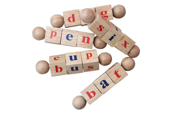 Spin & Learn Wooden Toy by Intelliraise | Eco-Friendly Educational Fun for Toddlers