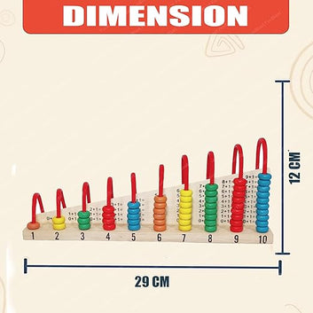 Abacus Calculation Shelf — Wooden Educational Toy