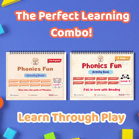 Phonics Activity Combo – Level 1 & Level 2 Books  Velcro Busy Book